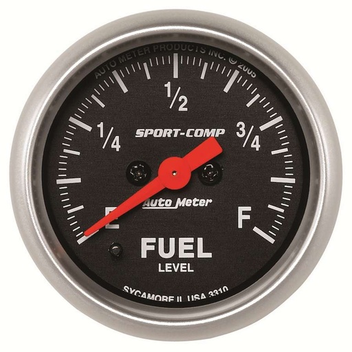 [ATM3310] Autometer - 2-1/16in S/C Fuel Level Gauge