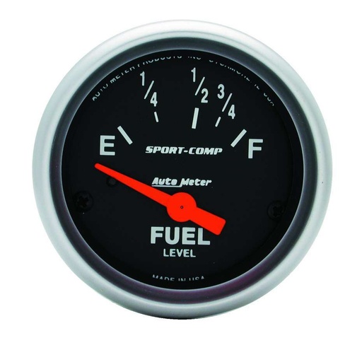[ATM3318] Autometer - 2-1/16in Sport Comp. Fuel Level Gauge