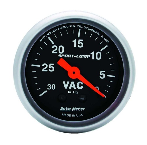 [ATM3384] Autometer - Mini-Sport Comp Vacuum 3