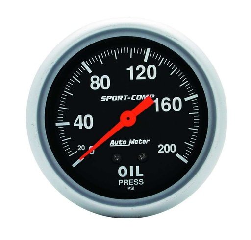 [ATM3422] Autometer - 0-200 Oil Pressure Gauge