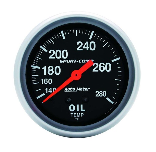 [ATM3443] Autometer - 140-280 Oil Temp Gauge