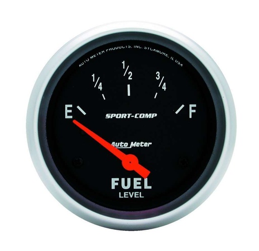 [ATM3517] Autometer - 2-5/8in Sport Comp. Fuel Level Gauge