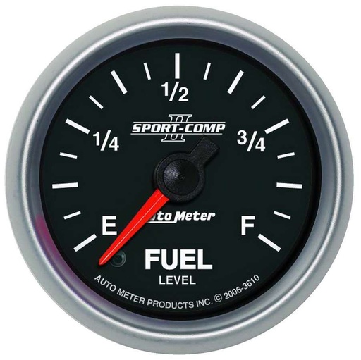 [ATM3610] Autometer - 2-1/16in S/C II Fuel Level Gauge