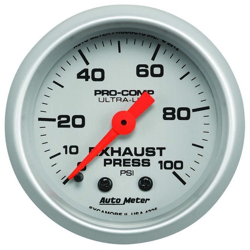 [ATM4326] Autometer - Exhaust Pressure Gauge 0-100psi Ultra-Lite