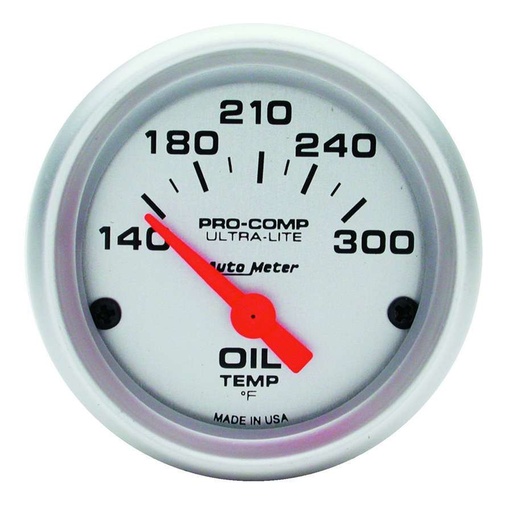 [ATM4348] Autometer - Ultra-Lite 2-1/16 Oil Temp. 140-300 F. Elect.