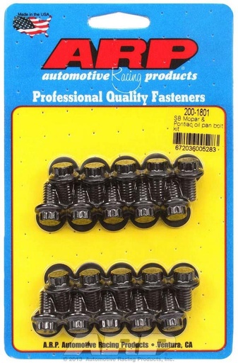 [ARP200-1801] ARP - SBM Oil Pan Bolt Kit - 12pt