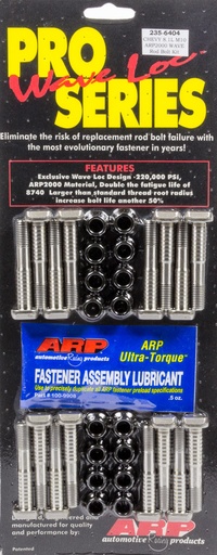 [ARP235-6404] ARP - BBC 8.1L M10 Rod Bolt Kit ARP2000 Pro Wave-Loc