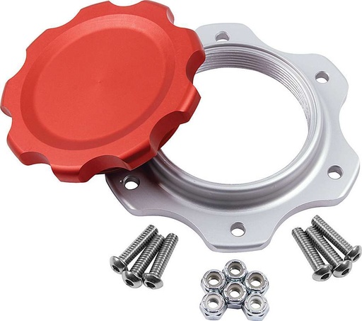 [ALL40134] Allstar Performance - Fuel Cell Cap And Bung Jaz 6-Bolt Red