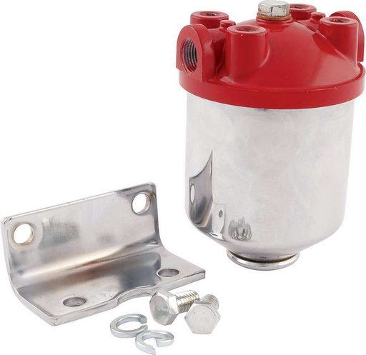 [ALL40250] Allstar Performance - Fuel Filter Chrome Canister