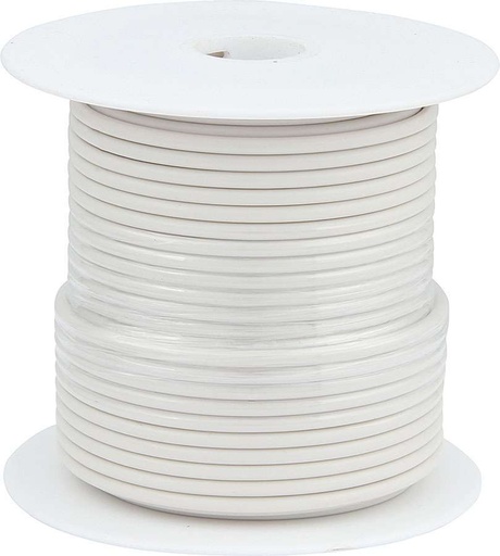 [ALL76552] Allstar Performance - 14 AWG White Primary Wire 100ft