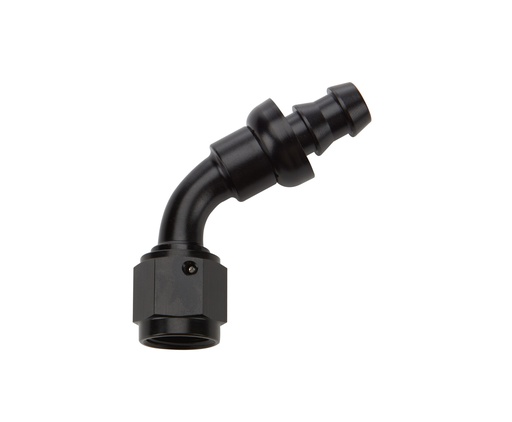 [ALL49442] Allstar Performance - Pushlock Hose End Black 60 Deg Elbow -6
