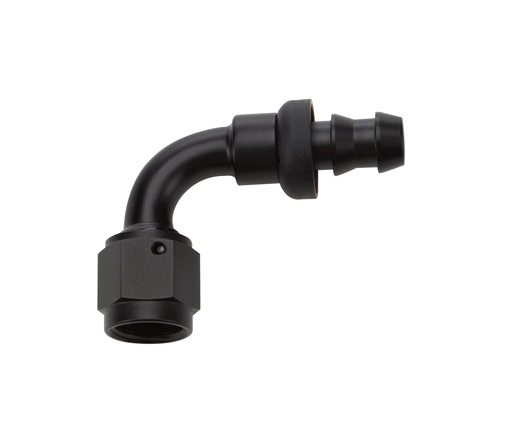 [ALL49452] Allstar Performance - Pushlock Hose End Black 90 Deg Elbow -6