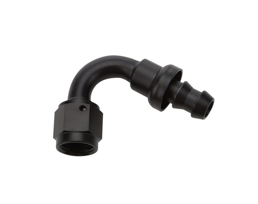[ALL49462] Allstar Performance - Pushlock Hose End Black 120 Deg Elbow -6