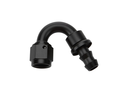 [ALL49472] Allstar Performance - Pushlock Hose End Black 150 Deg Elbow -6