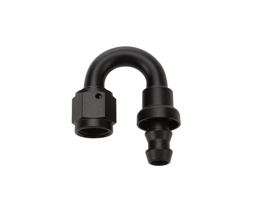 [ALL49482] Allstar Performance - Pushlock Hose End Black 180 Deg Elbow -6