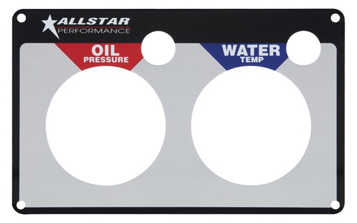 [ALL80125] Allstar Performance - Repl 2 Gauge Panel OP/WT