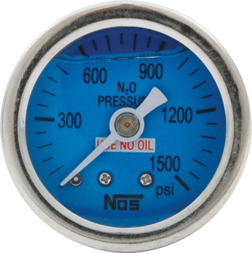 [ALL80208] Allstar Performance - 1.5 Gauge 0-1500PSI NOS Liquid Filled