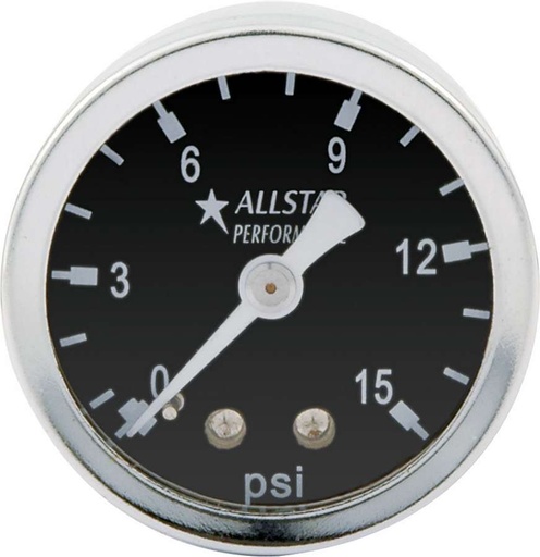 [ALL80210] Allstar Performance - 1.5in Gauge 0-15 Psi Dry Type