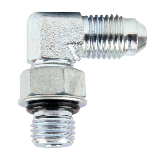 [ALL50035-10] Allstar Performance - Adapter Fittings -4 To 7/16-20 90 Degree 10pk