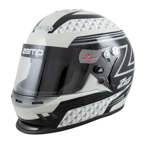 [ZAMH757C1554] Zamp Racing - Helmet Rz-37Y Youth Black/Gray 54Cm