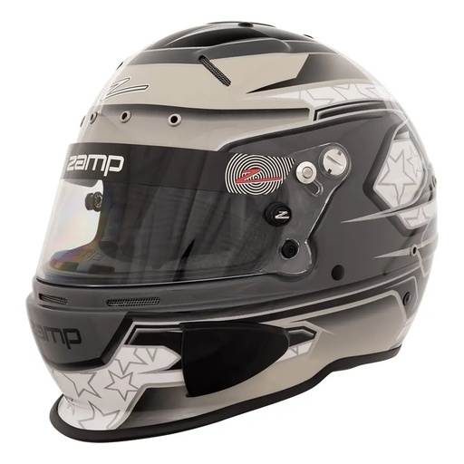 [ZAMH760C01M] Zamp Racing - Helmet RZ-70E Switch Medium Gray / Light Gray