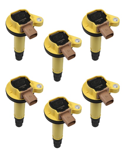 [ACL140646-6] Accel - Coil Ford 3.5L V6 EcoBoost 6pk Yellow
