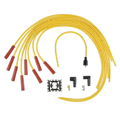 [ACL4040] Accel - 8mm Straight End Supp Yellow Universal