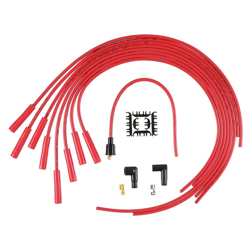 [ACL4040R] Accel - 8mm Straight End Red Universal