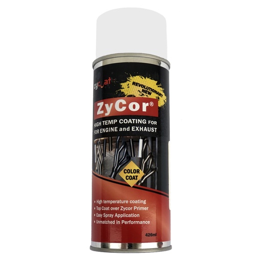 [ZYC18013] Zycoat - Zycor Gasser White Color Coat 13 Oz Aerosol